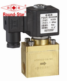ลูกสูบปกติเปิดวาล์วแรงดันปานกลางวาล์ว Solenoid ของเหลว 2 ทาง