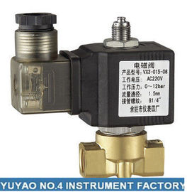 สเตนเลสสตีล 3 ทาง Solenoid Valve ปกติเปิด, ความดันสูง 1/4 '' Solenoid Valve